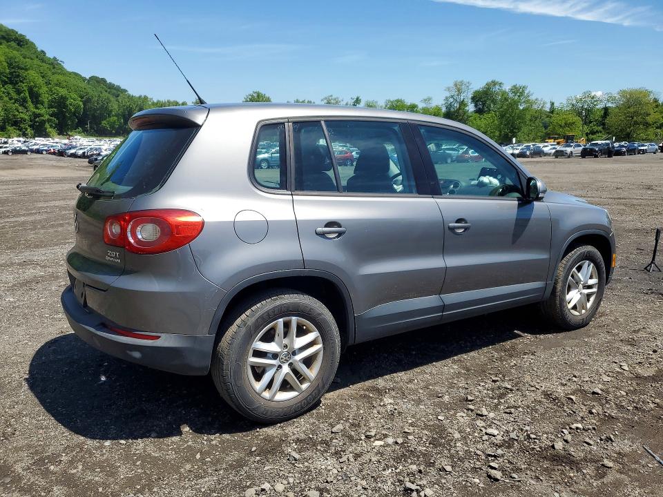 54720206 :رقم المزاد ، WVGBV7AX2BW513034 vin ، 2011 Volkswagen Tiguan مزاد بيع