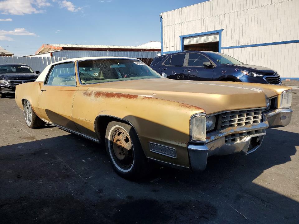 1968 Cadillac 2 Dr. მანქანა იყიდება აუქციონზე, vin: H8146852, აუქციონის ნომერი: 54890316