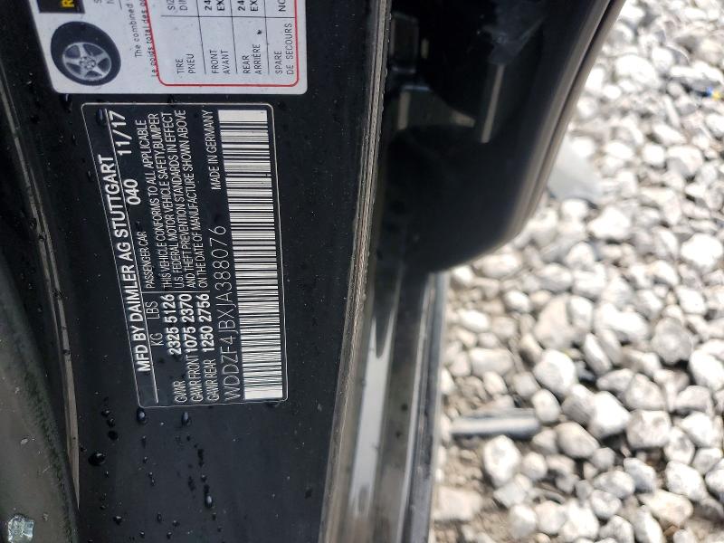 Aukcja sprzedaży 2018 Mercedes-benz E, vin: WDDZF4JBXJA388076, numer aukcji: 54833096