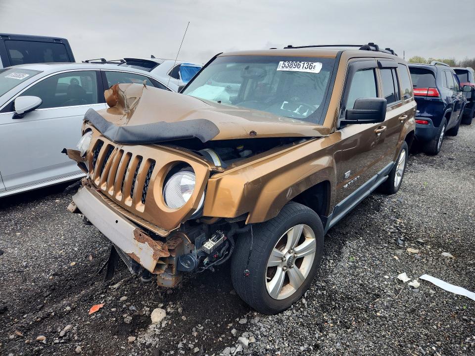 2011 Jeep Patriot მანქანა იყიდება აუქციონზე, vin: 1J4NF4GB2BD169042, აუქციონის ნომერი: 53896136