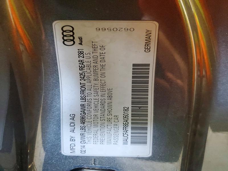 2014 Audi A5 მანქანა იყიდება აუქციონზე, vin: WAUCFAFR8EA050182, აუქციონის ნომერი: 54417676