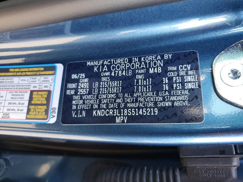 Продаж на аукціоні авто 2025 Kia Niro, vin: KNDCR3L18S5145219, номер лоту: 55047906