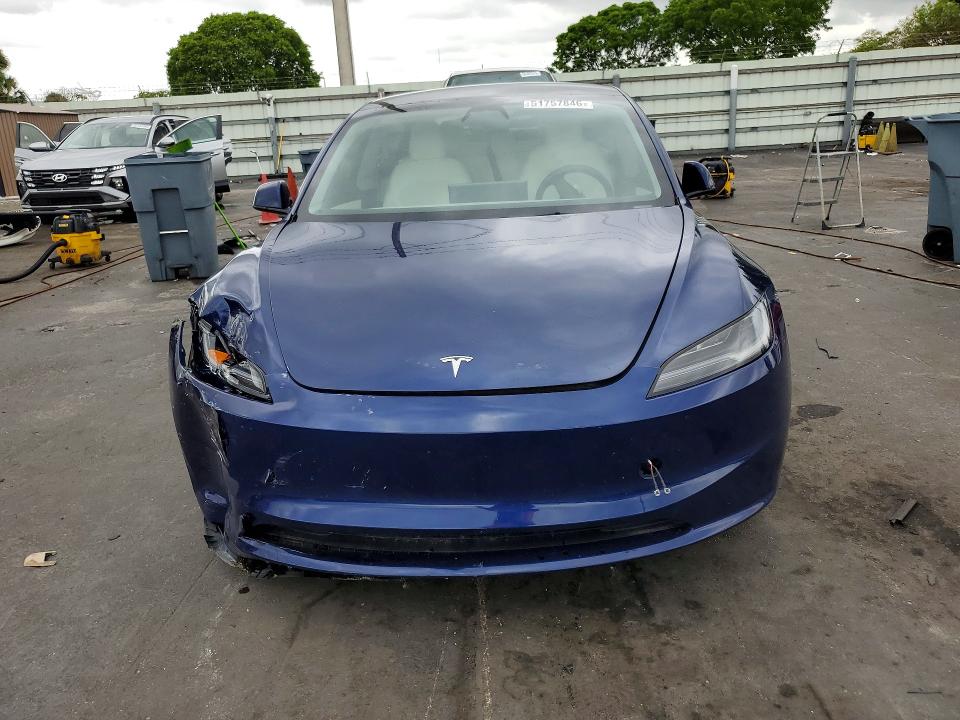 Aukcja sprzedaży 2025 Tesla Model 3, vin: 5YJ3E1EA5SF017189, numer aukcji: 51757846