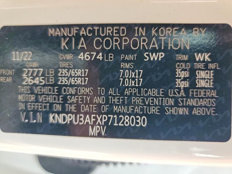 Продаж на аукціоні авто 2023 Kia Sportage, vin: KNDPU3AFXP7128030, номер лоту: 52563736