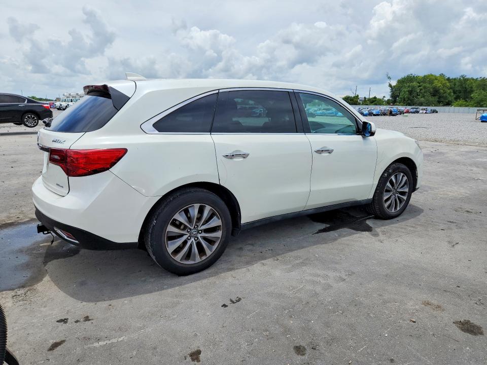 53996716 :رقم المزاد ، 5FRYD4H43FB014506 vin ، 2015 Acura Mdx مزاد بيع