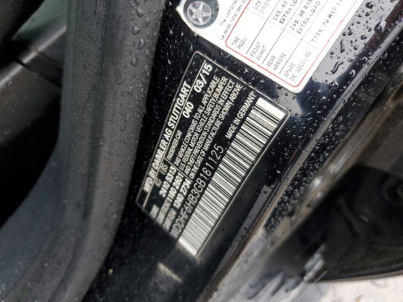 55170546 :رقم المزاد ، WDDHF6HB3GB181125 vin ، 2016 Mercedes-benz E مزاد بيع