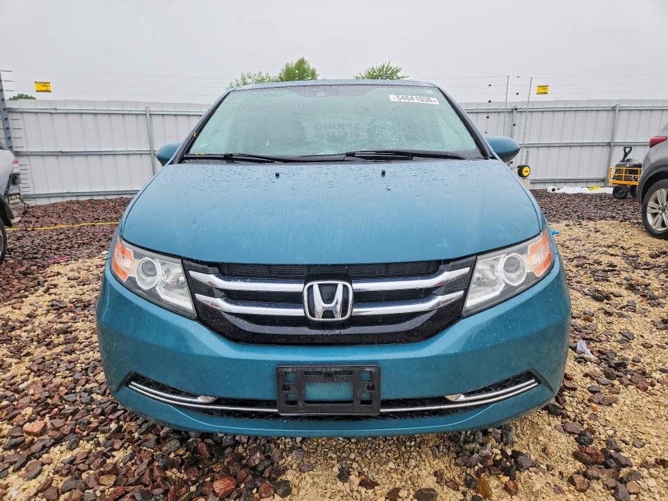 54641036 :رقم المزاد ، 5FNRL5H66FB041313 vin ، 2015 Honda Odyssey مزاد بيع