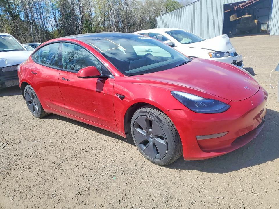 52349976 :رقم المزاد ، 5YJ3E1EB8NF206464 vin ، 2022 Tesla Model 3 مزاد بيع