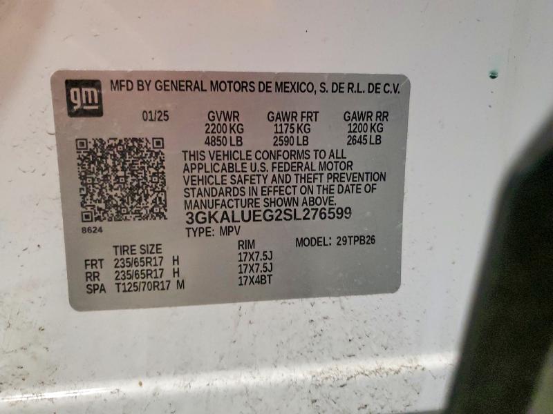 Продажа на аукционе авто 2025 Gmc Terrain, vin: 3GKALUEG2SL276599, номер лота: 54202906