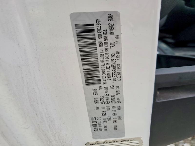 53407876 :رقم المزاد ، 3C6TRVAGXHE534273 vin ، 2017 Ram Promaster 1500 مزاد بيع
