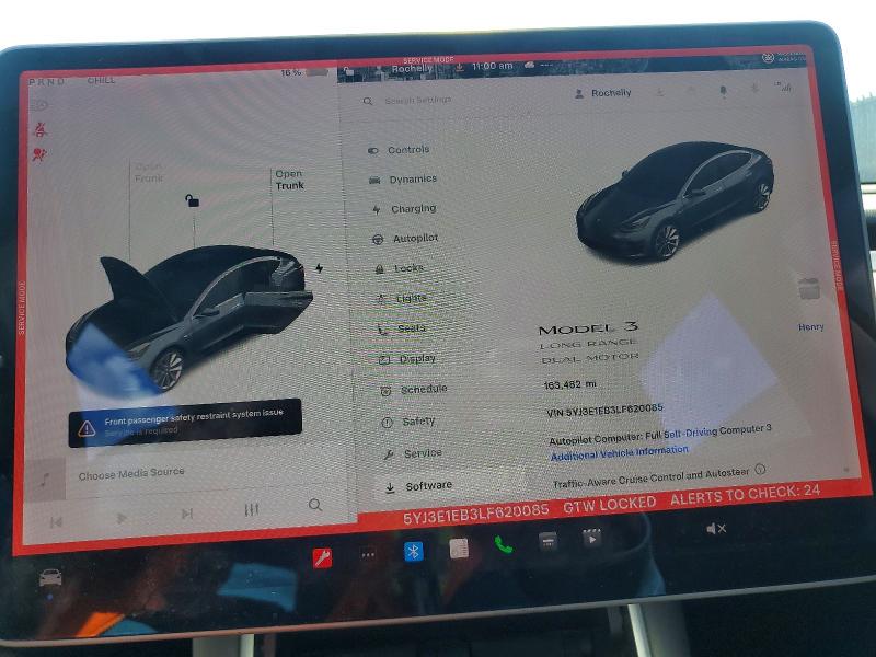 Продажа на аукционе авто 2020 Tesla Model 3, vin: 5YJ3E1EB3LF620085, номер лота: 53058106