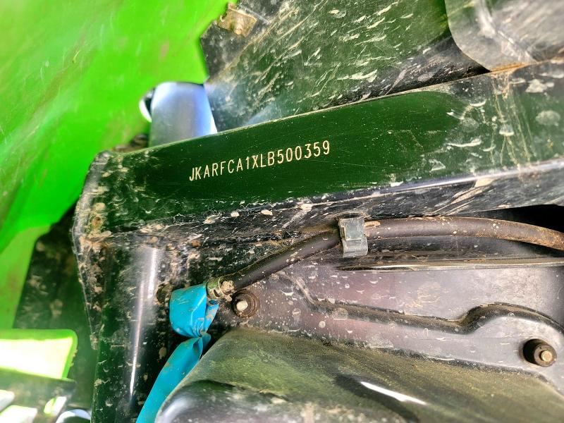 55046026 :رقم المزاد ، JKARFCA1XLB500359 vin ، 2020 Kawasaki Krf 1000 مزاد بيع