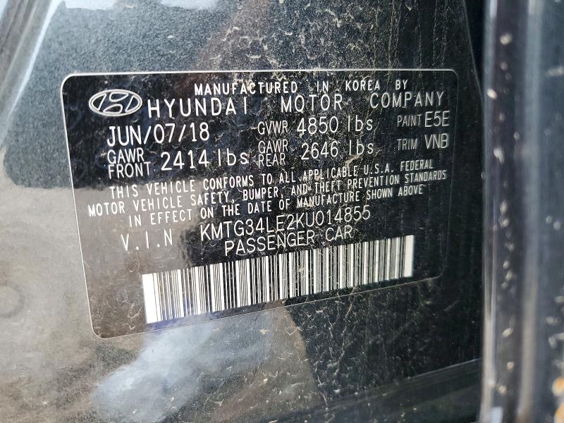 Aukcja sprzedaży 2019 Genesis G70, vin: KMTG34LE2KU014855, numer aukcji: 53163836