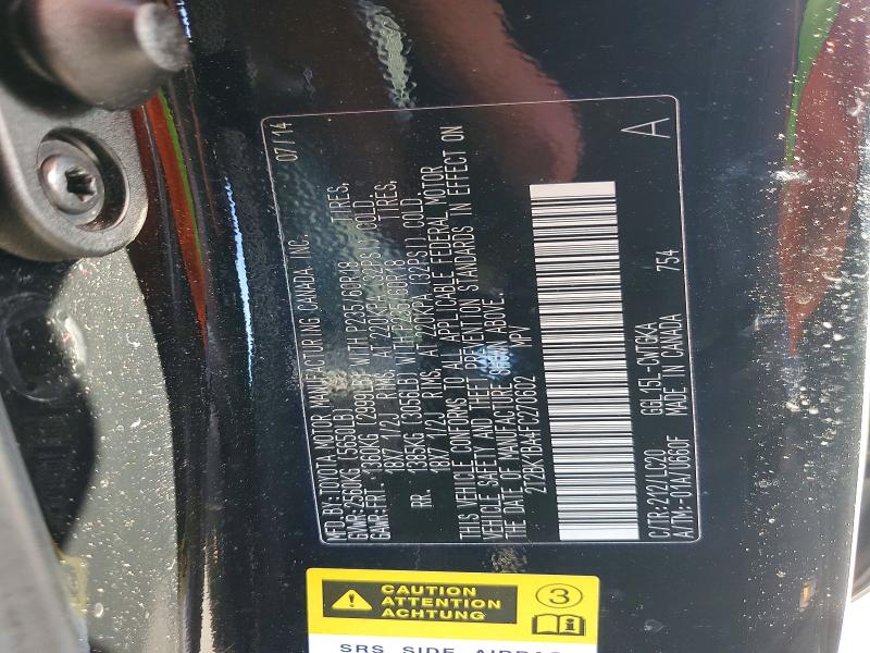 Продажа на аукционе авто 2015 Lexus Rx 350, vin: 2T2BK1BA4FC270602, номер лота: 52217896