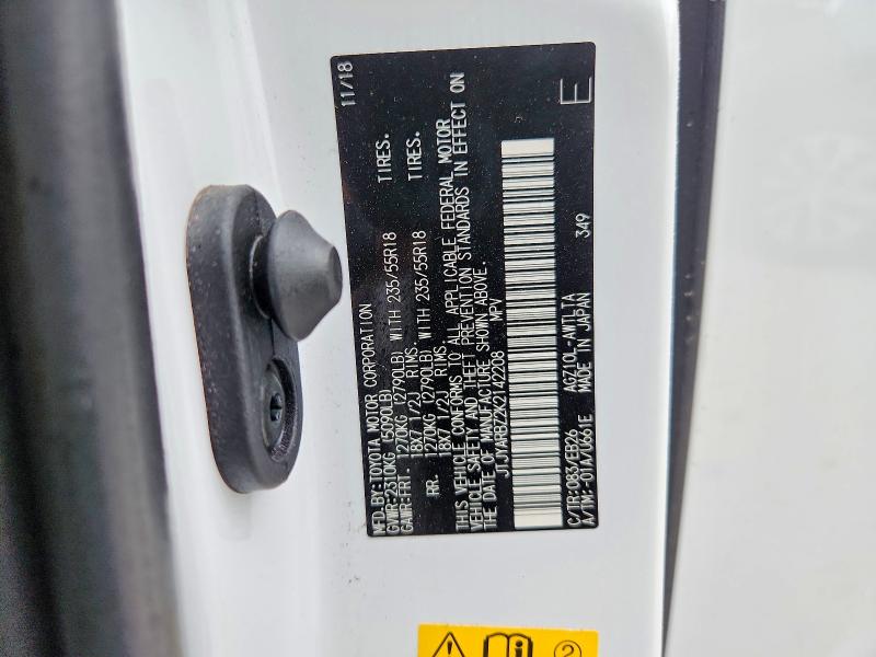 Продажа на аукционе авто 2019 Lexus Nx300, vin: JTJYARBZ2K2142208, номер лота: 54210916