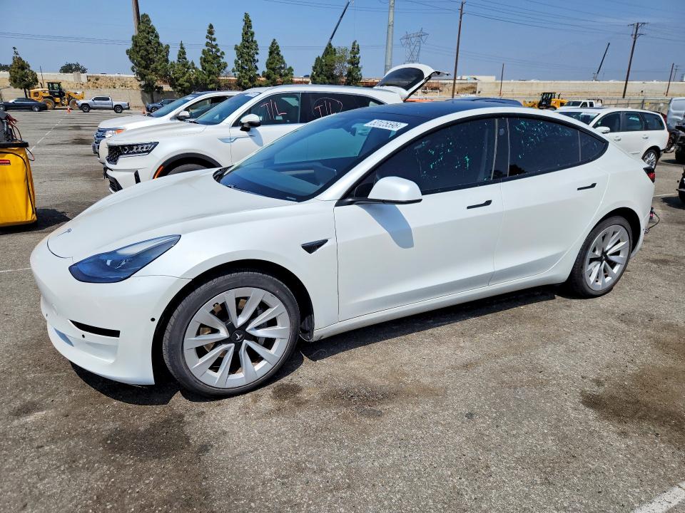 Продажа на аукционе авто 2021 Tesla Model 3, vin: 5YJ3E1EB6MF045143, номер лота: 53125596