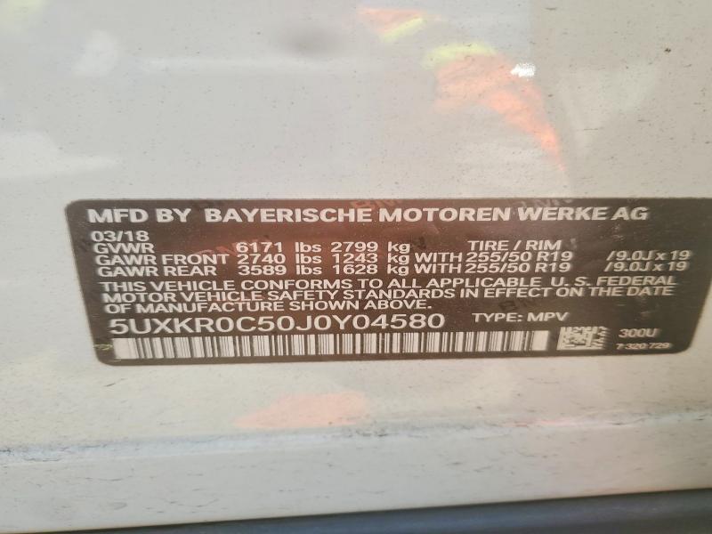 Aukcja sprzedaży 2018 Bmw X5, vin: 5UXKR0C50J0Y04580, numer aukcji: 54144126