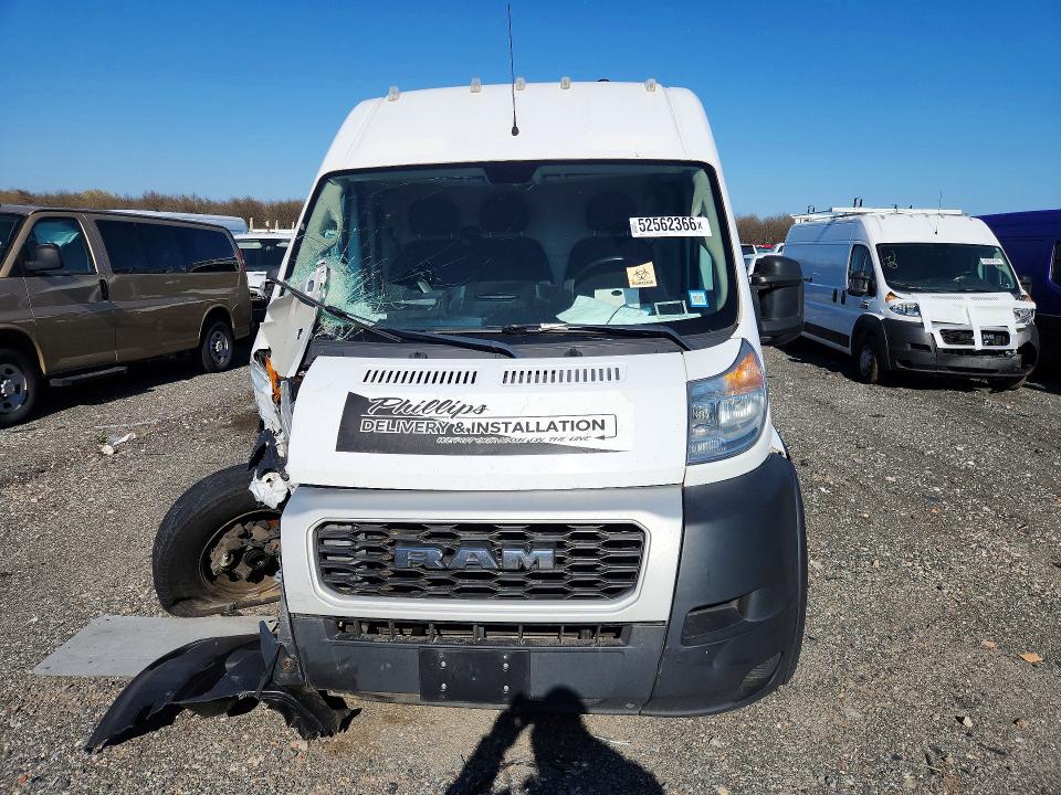 52562366 :رقم المزاد ، 3C6URVJG3KE519626 vin ، 2019 Ram Promaster 3500 مزاد بيع
