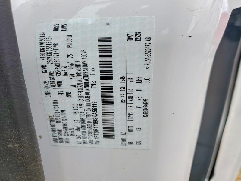 Продаж на аукціоні авто 2025 Ford Transit, vin: 1FTBR1Y89SKA56119, номер лоту: 55030536