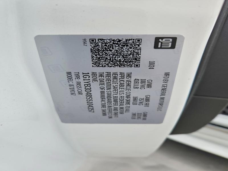 Продажа на аукционе авто 2025 Chevrolet Corvette, vin: 1G1YB3D48S5104357, номер лота: 53702636