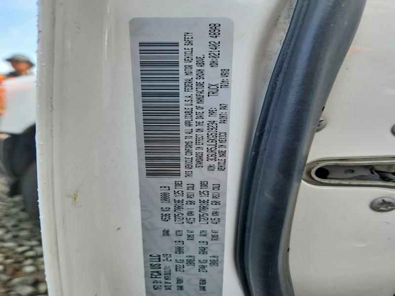2019 Ram 2500 მანქანა იყიდება აუქციონზე, vin: 3C6UR5JL6KG519234, აუქციონის ნომერი: 53336136