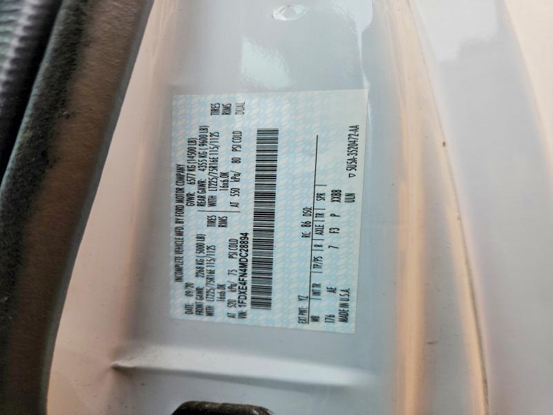 Продаж на аукціоні авто 2021 Ford E450, vin: 1FDXE4FN4MDC28894, номер лоту: 53942826