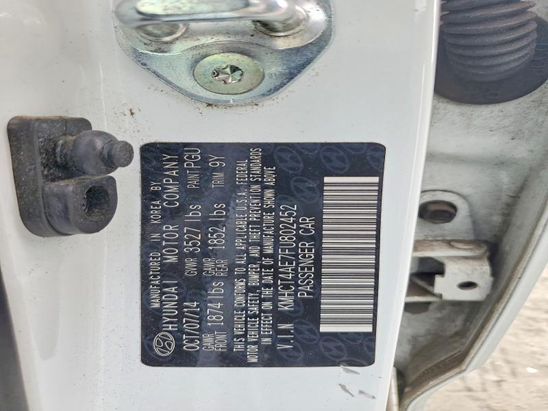 Продажа на аукционе авто 2015 Hyundai Accent, vin: KMHCT4AE7FU802452, номер лота: 52717466