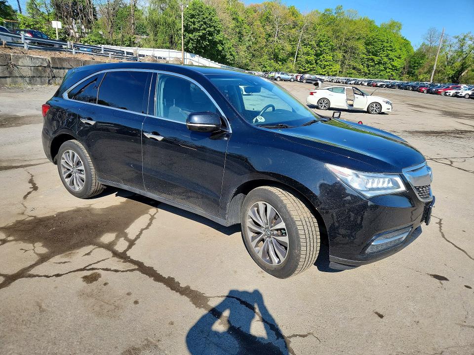2016 Acura Mdx მანქანა იყიდება აუქციონზე, vin: 5FRYD4H46GB029521, აუქციონის ნომერი: 52933676