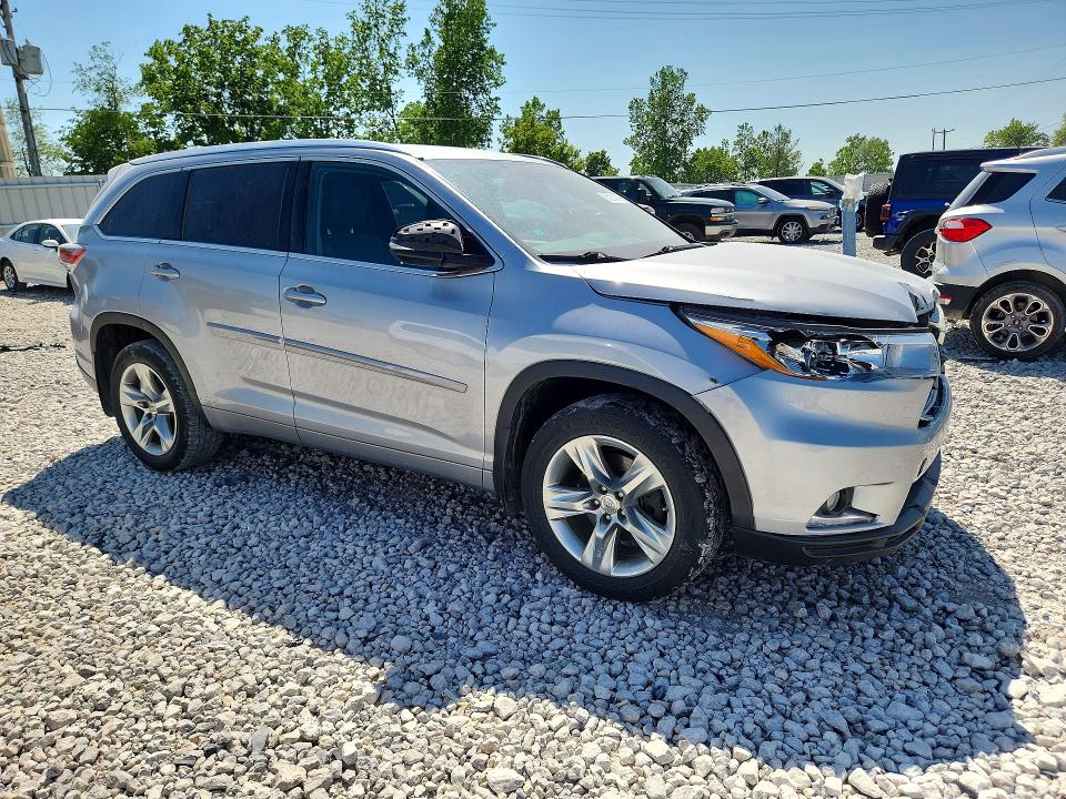 Продажа на аукционе авто 2015 Toyota Highlander, vin: 5TDDKRFH5FS222973, номер лота: 55204046