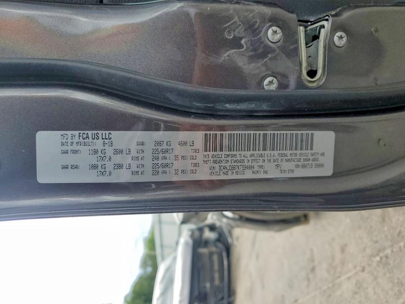 55161066 :رقم المزاد ، 3C4NJDBB7KT594004 vin ، 2019 Jeep Compass مزاد بيع