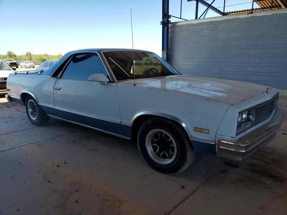 1984 Chev El Camino მანქანა იყიდება აუქციონზე, vin: 1GCCW80H4ER101173, აუქციონის ნომერი: 52196486