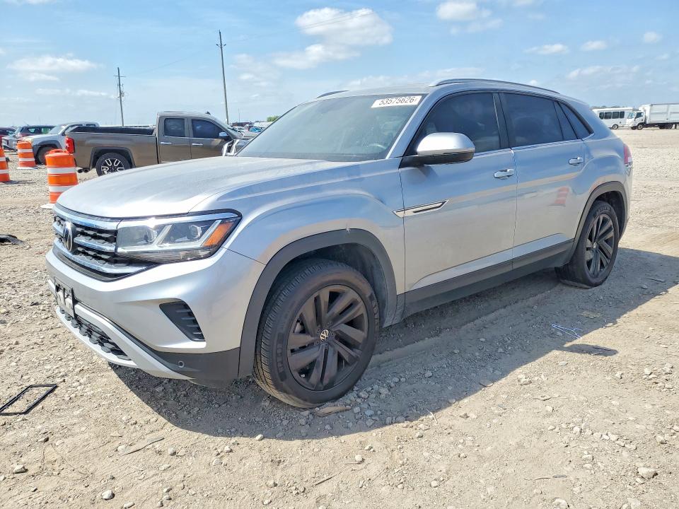 53575626 :رقم المزاد ، 1V2JE2CA3NC211400 vin ، 2022 Volkswagen Atlas Cross Sport مزاد بيع