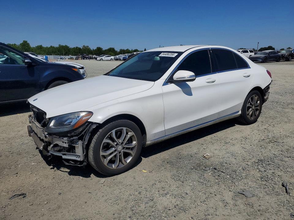 54486356 :رقم المزاد ، 55SWF4KB6FU054779 vin ، 2015 Mercedes-benz C مزاد بيع