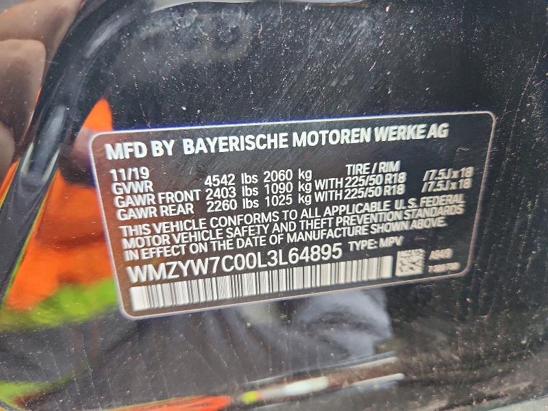 Aukcja sprzedaży 2020 Mini Cooper, vin: WMZYW7C00L3L64895, numer aukcji: 52713336