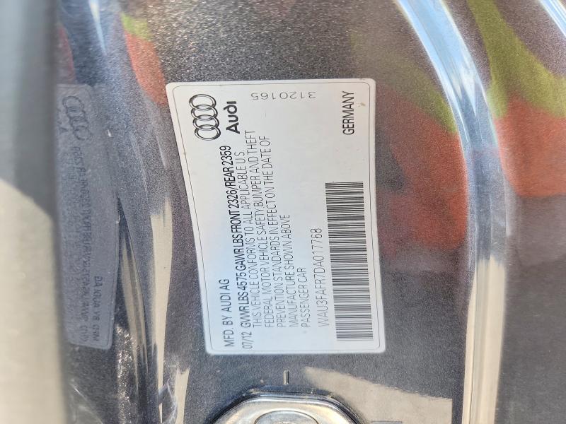 Продаж на аукціоні авто 2013 Audi A5, vin: WAU3FAFR7DA017768, номер лоту: 53359146