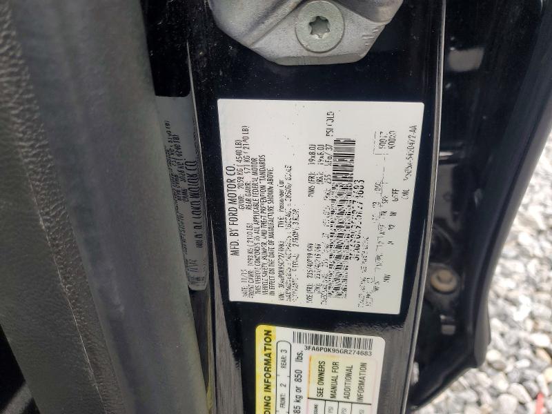 2016 Ford Fusion მანქანა იყიდება აუქციონზე, vin: 3FA6P0K95GR274683, აუქციონის ნომერი: 52228576