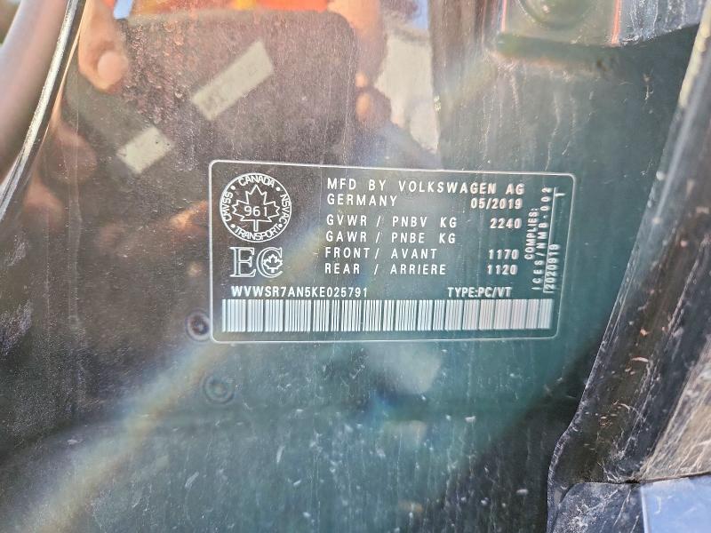 48749676 :رقم المزاد ، WVWSR7AN5KE025791 vin ، 2019 Volkswagen Arteon مزاد بيع