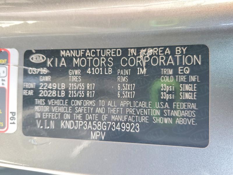 Aukcja sprzedaży 2016 Kia Soul, vin: KNDJP3A58G7349923, numer aukcji: 53389446