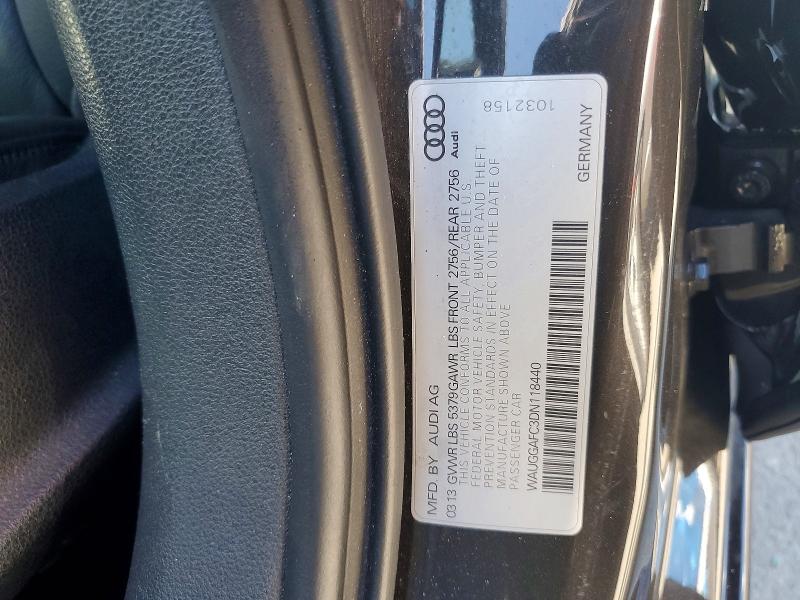 Продажа на аукционе авто 2013 Audi A6, vin: WAUGGAFC3DN118440, номер лота: 52774366