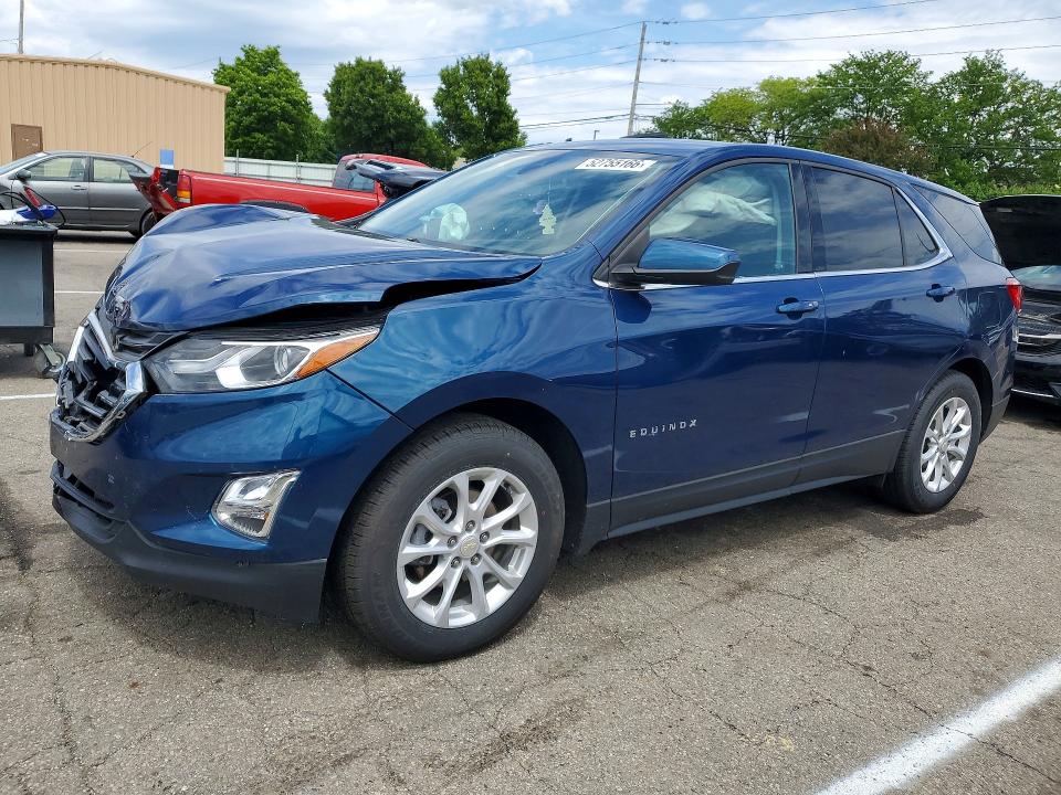 52755166 :رقم المزاد ، 3GNAXKEV7LL338932 vin ، 2020 Chevrolet Equinox مزاد بيع