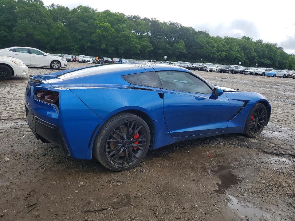 52573386 :رقم المزاد ، 1G1YD2D73F5100155 vin ، 2015 Chevrolet Corvette مزاد بيع