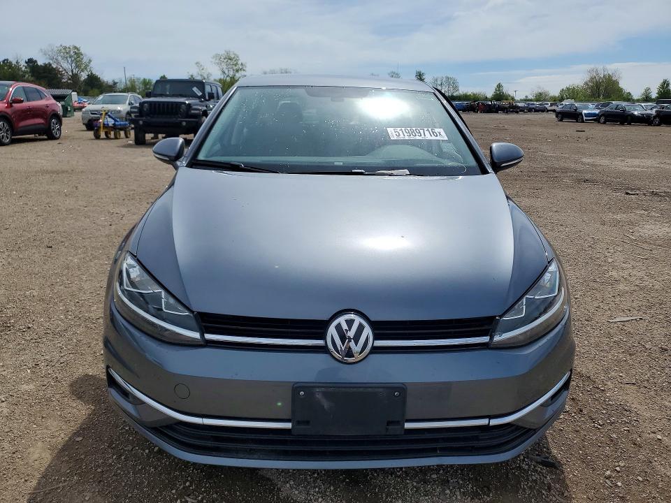 51989716 :رقم المزاد ، 3VWG57AU8KM030533 vin ، 2019 Volkswagen Golf مزاد بيع