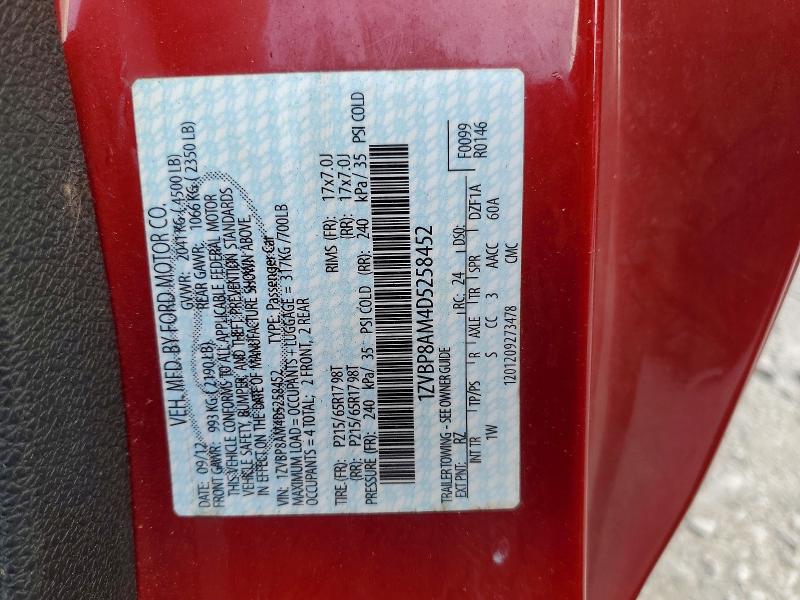 Aukcja sprzedaży 2013 Ford Mustang, vin: 1ZVBP8AM4D5258452, numer aukcji: 55166116