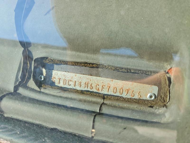 54350546 :رقم المزاد ، 1GTDC14H6GF700966 vin ، 1986 Gmc Sierra C1500 مزاد بيع