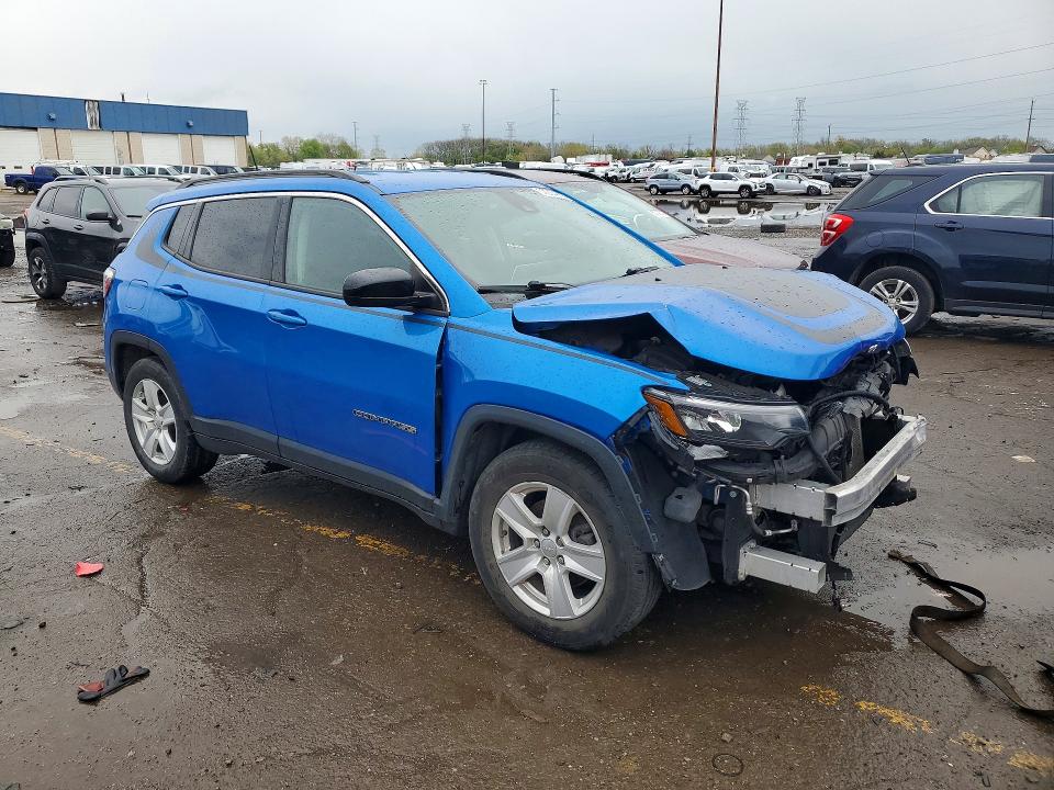 Продажа на аукционе авто 2022 Jeep Compass, vin: 3C4NJCBBXNT155877, номер лота: 52294676