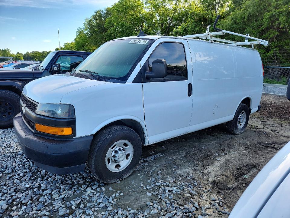 2020 Chevrolet Express G2500 მანქანა იყიდება აუქციონზე, vin: 1GCWGAFP2L1155258, აუქციონის ნომერი: 53049386
