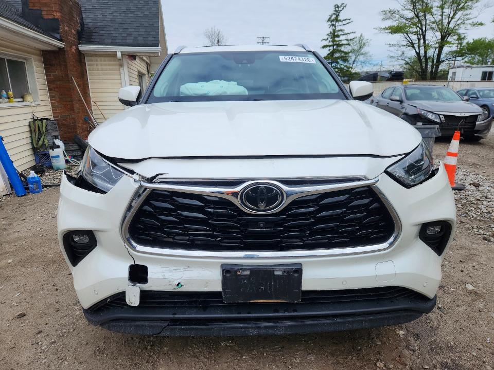 52474326 :رقم المزاد ، 5TDDZRBH1LS012903 vin ، 2020 Toyota Highlander مزاد بيع