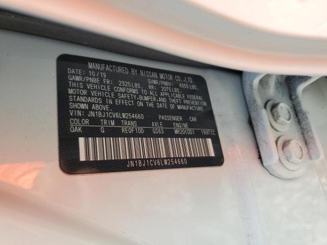 Продаж на аукціоні авто 2020 Nissan Rogue Sport, vin: JN1BJ1CV6LW254660, номер лоту: 53340136