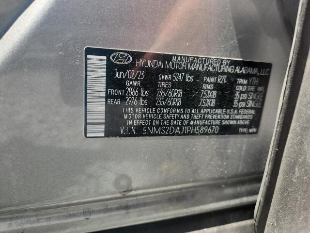 Продаж на аукціоні авто 2023 Hyundai Santa Fe, vin: 5NMS2DAJ1PH589670, номер лоту: 53056026
