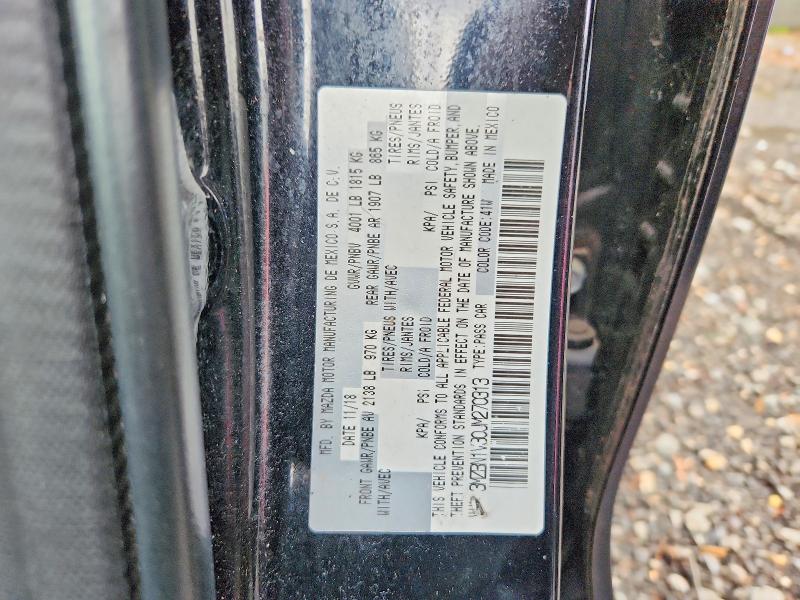 52933786 :رقم المزاد ، 3MZBN1V30JM270313 vin ، 2018 Mazda 3 مزاد بيع